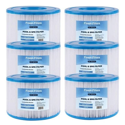 6 Whirlpool Spa Filter Kompatibel Mit Intex 29011E Typ S1 Purespa Pool Filter - Bild 1 von 4