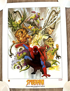 Spider-man's Deadliest Dozen Lithograph 2003 by John Estes Poster, Rare, Marvel