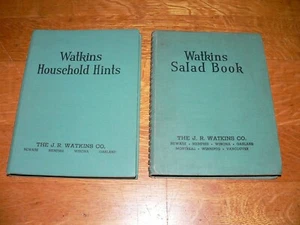 Vintage 1940's Watkins Spiral Bound Household Hints and Salad Book Lot - Picture 1 of 7