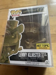 Funko Pop Number 49 Lemmy, Hot Topic Exclusive Motörhead NIB w Protector  - Picture 1 of 3