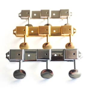 Sintonizadores de colección en placa estilo Kluson - 3 cabezales de máquina de anatomía de guitarra lateral - Imagen 1 de 9