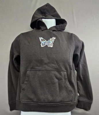 vans niña sudadera con capucha, talla grande color negro Foto 1 de 4