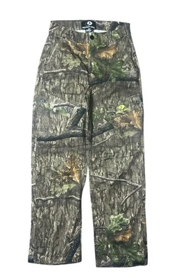 Mossy Oak Youth Boys 12/14 L Camo Cargo Pants Hunting Casual - Image 1 of 4