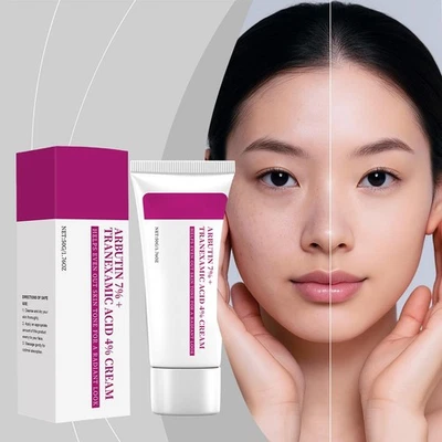 50 g de arbutina 7 % ácido tranexámico 4 % crema iluminadora belleza de la piel 1-5X G2C1 - Imagen 1 de 4