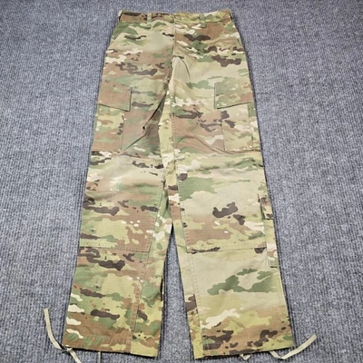 US Army Combat ACU Cargo Pants Mens Small Short OCP Camo Ripstop Insect Shield - Image 1 of 4