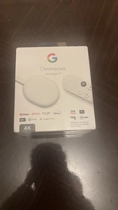SEALED Google Chromecast 4K with Google TV - Picture 1 of 6