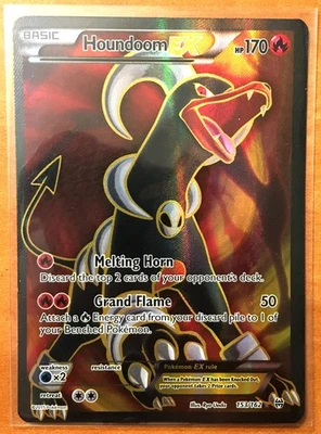 Houndoom EX 153/162 Full Art XY Breakthrough - Pokemon TCG Ultra Rare Foil - Image 1 of 2