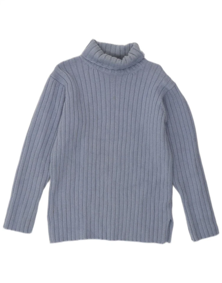 Suéter Jersey JIGSAW Mujer Cuello Redondo Reino Unido 14 Medio Azul Lana CP02 Foto 1 de 4