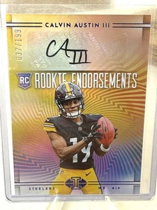 Illusions Rookie Endorsements 2022 #RE-CA Calvin Austin III automático #’d/199 ⭐️ - Imagen 1 de 2