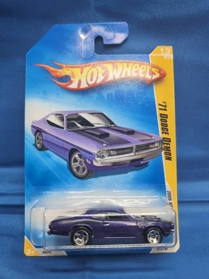 2009 Hot Wheels #13 New Models 13/42 '71 DODGE DEMON Purple Variant w/Chrome - Image 1 of 4