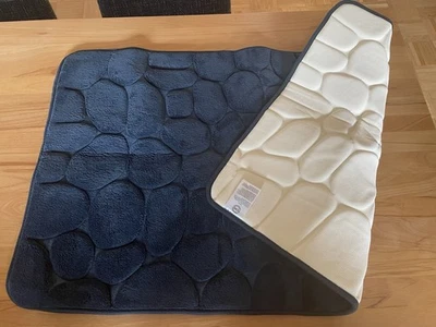 Badteppiche Kiesel-Design, Dunkelblau, Tchibo (TCM) Memory Schaum - Bild 1 von 4