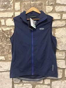 NWT Stio Men's Sz M Second Light Vest Blue Packable Biking Hiking Running - Picture 1 of 7