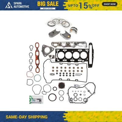 Full Gasket Set Bearings Rings Fit 01-03 Saturn L100 L200 LS LS1 LW1 2.2 - Image 1 of 4