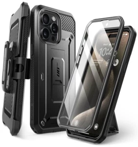 SUPCASE For iPhone 15 Pro max 6.1" Full Body w Screen Case Rugged Stand Cover - Photo 1 sur 1