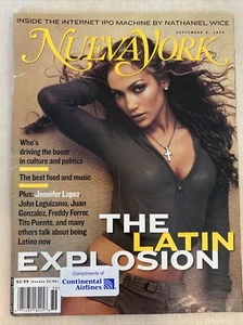 Jennifer Lopez Latin Explosion Sept 1999 Nueva York New York Magazine Like New - Picture 1 of 2