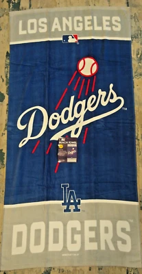 mlb Los Angeles dodgers Beach towel 30 x 60 - Image 1 of 4