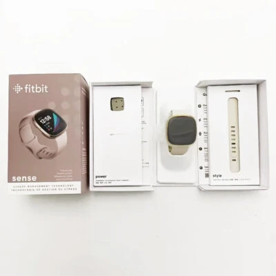 Fitbit Sense FB512 Advanced Health Smartwatch Stainless Steel Case Sealed L&S - Image 1 of 4
