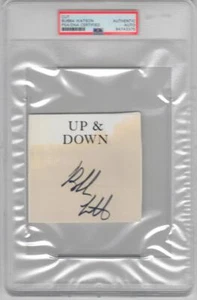 Bubba Watson Masters Winner Golf signed cut signature PSA/DNA Slabbed auto - Picture 1 of 1