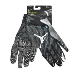 Nike Jordan Vapor Knit  Adult Receiver Football Gloves XXL CJ9849 091 Black - Picture 1 of 3