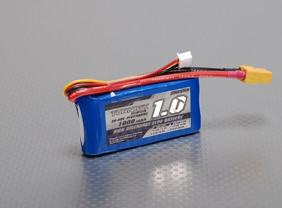 BATERÍA LIPO TURNIGY 1000mAh 2S 7.4V 30C-40C XT60 RC COCHE CAMIÓN HELIPLANO QUAD Foto 1 de 1
