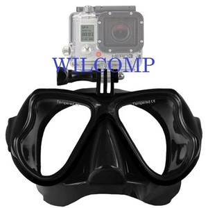 Máscara de buceo profesional GoPro - visión cristalina bajo el agua - WIL-DM-GPBk - Imagen 1 de 3