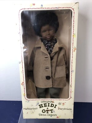 12” Heidi Ott Artista Muñeca Suiza Pequeño "Sybil" Niño Vinilo y Tela AA MWB O2 Foto 1 de 4