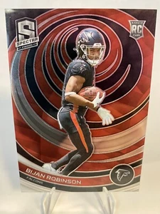 2023 Panini Spectra Silver #117 Bijan Robinson Atlanta Falcons RC - Bild 1 von 2