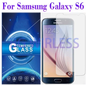 Per Samsung Galaxy S6 Vetro Temperato Trasparente Protezione Schermo, Custodia Friendly - Foto 1 di 3