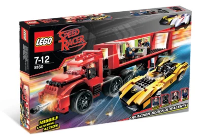 Lego Cruncher Block & Racer X 8160  Speed Racer Minifigure Building Set - Image 1 of 4