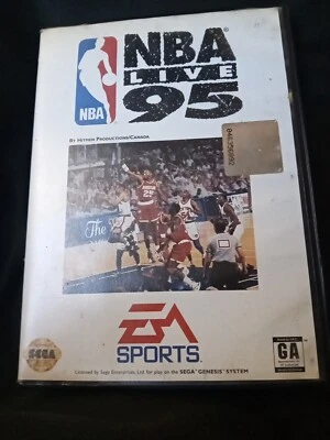 NBA Live 95 Sega Genesis w/ Complete Case & Manual  - Image 1 of 3