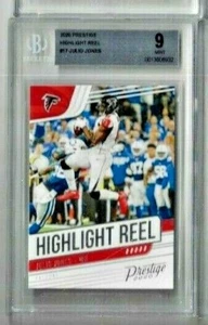 2020 Panini Prestige Julio Jones Highlight Reel BGS 9 - Picture 1 of 2