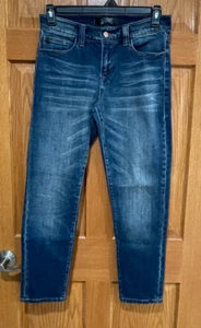 Pantalones de mezclilla KANCAN para hombre 30 x 28 azul bigote pierna recta azul oscuro usados en excelente estado - Imagen 1 de 8