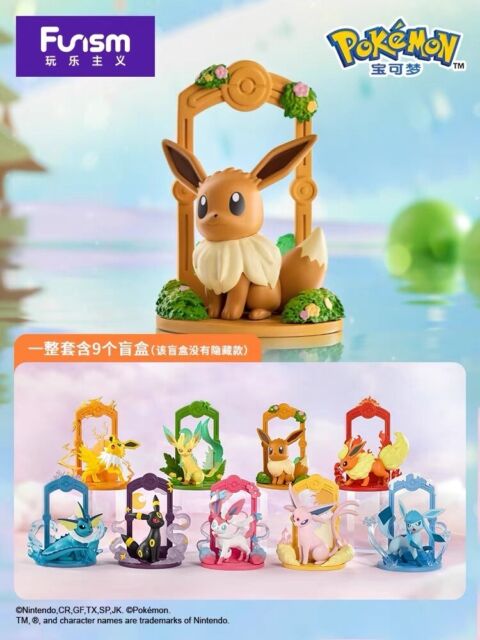 9pcs Eevee Evolution Action Figure Monster Collection Figurine No Box 2 5cm