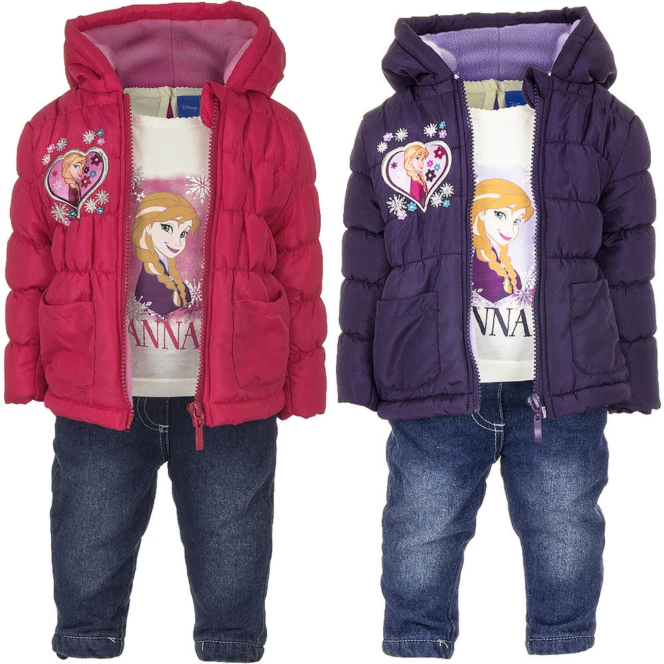 Disney Frozen Eiskönigin Winterjacke THERMO Jeans Pullover 86 92 98 104 NEU