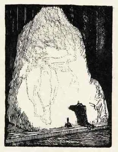 MICHELANGELO  Robert BUDZINSKI  - um 1920 Holzschnitt - Picture 1 of 1