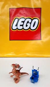 Lego Dinosaur Stygimoloch Minifigure Jurassic World Dark Orange Brown - Picture 1 of 7