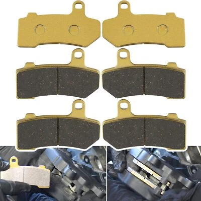 Front + Rear Brake Pads Kit fit for Harley Davidson FLHX Street Glide 2008-2015 — 第 1/4 张图片