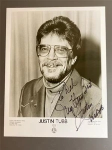 Justin Tubb Country Musik Sänger Promi Fotodruck 8 x 10 signed Autogramm - Bild 1 von 1