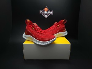 Under Armour Curry 8 GS Capodanno cinese UK 4,5 US 5Y nuovissimo con scatola