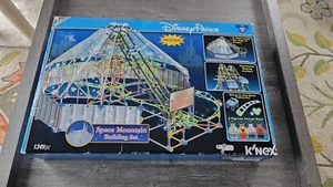 K'NEX Disney Parks Space Mountain Building Set Roller Coaster New In Box Rare - Picture 1 of 8