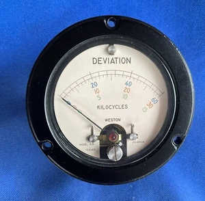 Rare (1954) Weston DC Deviation Modulation Meter NOS in Original Packaging - Picture 1 of 4