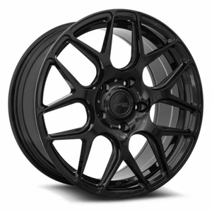 MRR FS01 Rim 21X10.5 5X108 Offset 35 Gloss Black (Quantity of 4) - Picture 1 of 2