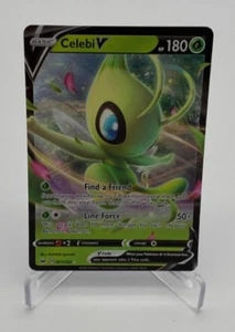 Pokémon Trading Card Game TCG Sword & Shield Celebi V 001/202 - Picture 1 of 4