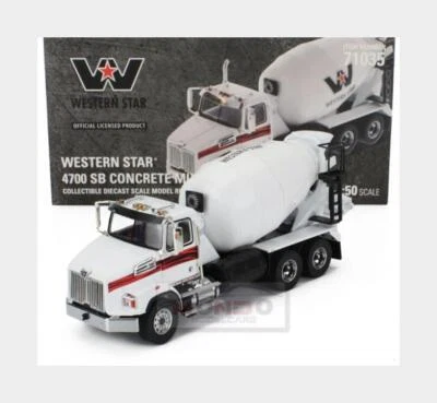 1:50 DM MODELS Western Star 4700 Sb Betoniera Tanker Cement Mixer 2018 DM71035 - Immagine 1 di 2