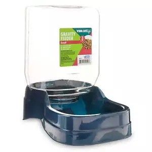 Vibrant Life Gravity Pet Feeder, Blue, Small for Dogs and Cats, 3 Pound Capacity - Picture 1 of 4