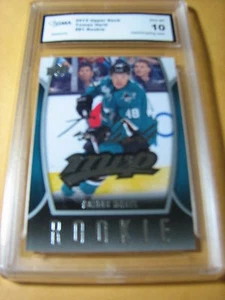 TOMAS HERTL SHARKS 2013 UPPER DECK MVP # 81 ROOKIE RC GRADED 10 L@@@@K - Picture 1 of 1