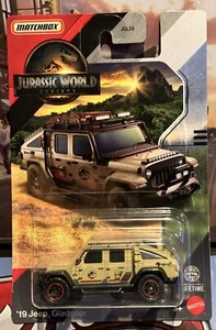 2025 MATCHBOX JURASSIC WORLD REBIRTH ‘19 JEEP GLADIATOR JURASSIC PARK - Picture 1 of 3