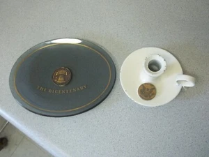 USA Bicentennial Kerzenhalter und Bicentenary Tablett - Bild 1 von 14