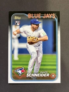 2024 Topps #189 Davis Schneider RC Base Novato Toronto Blue Jays - Imagen 1 de 2