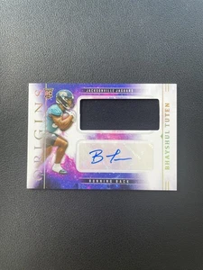 2025 Panini Origins Football Bhayshul Tuten Rc Rookie Jersey Auto BRXU - Picture 1 of 5